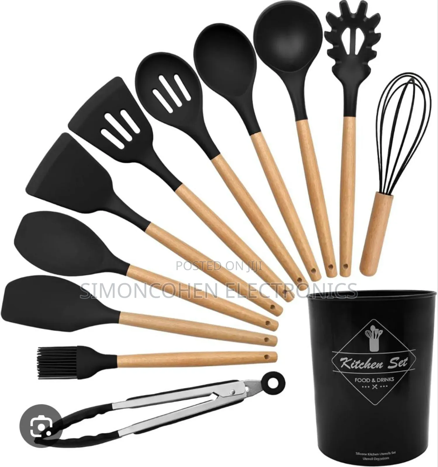 12pcs Silicon Spoon Set