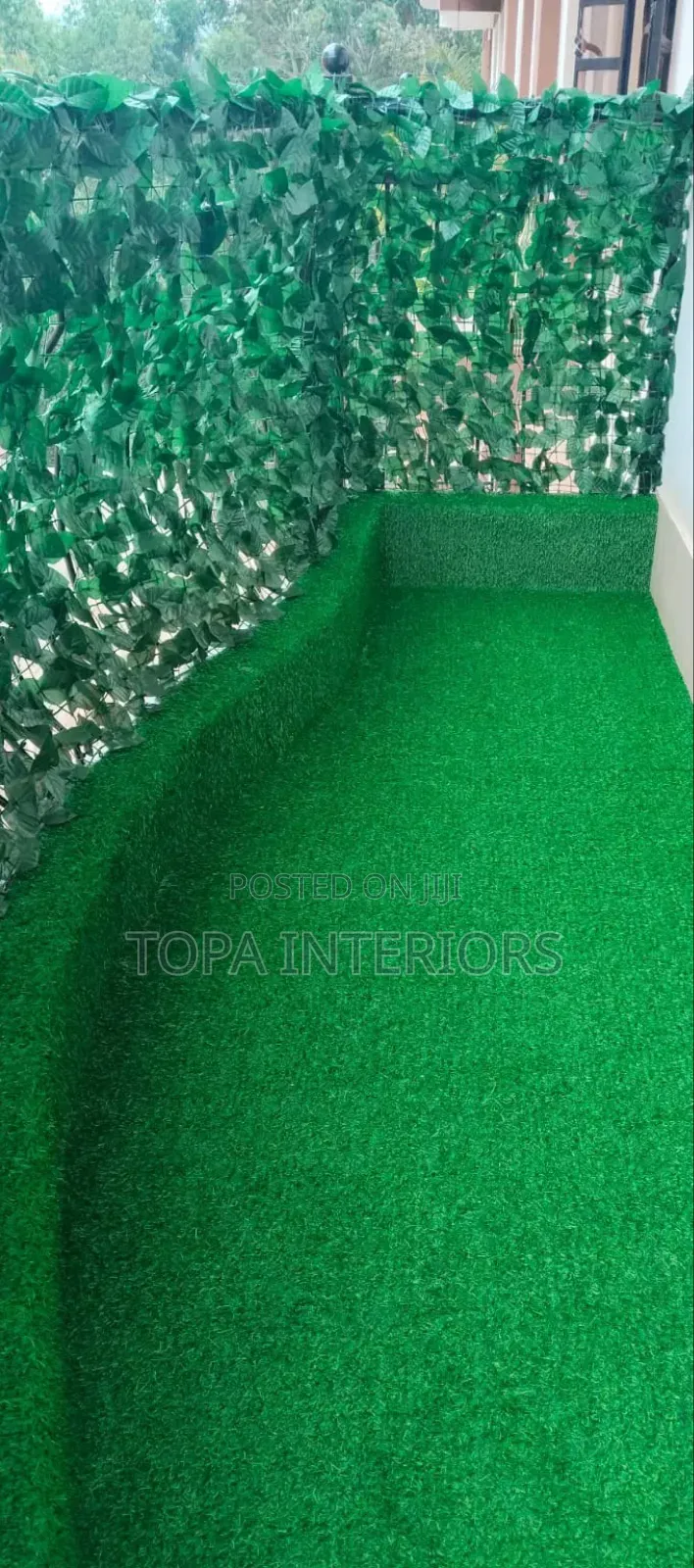Green Balcony Artificial Green Grass Carpets Supply and Installation