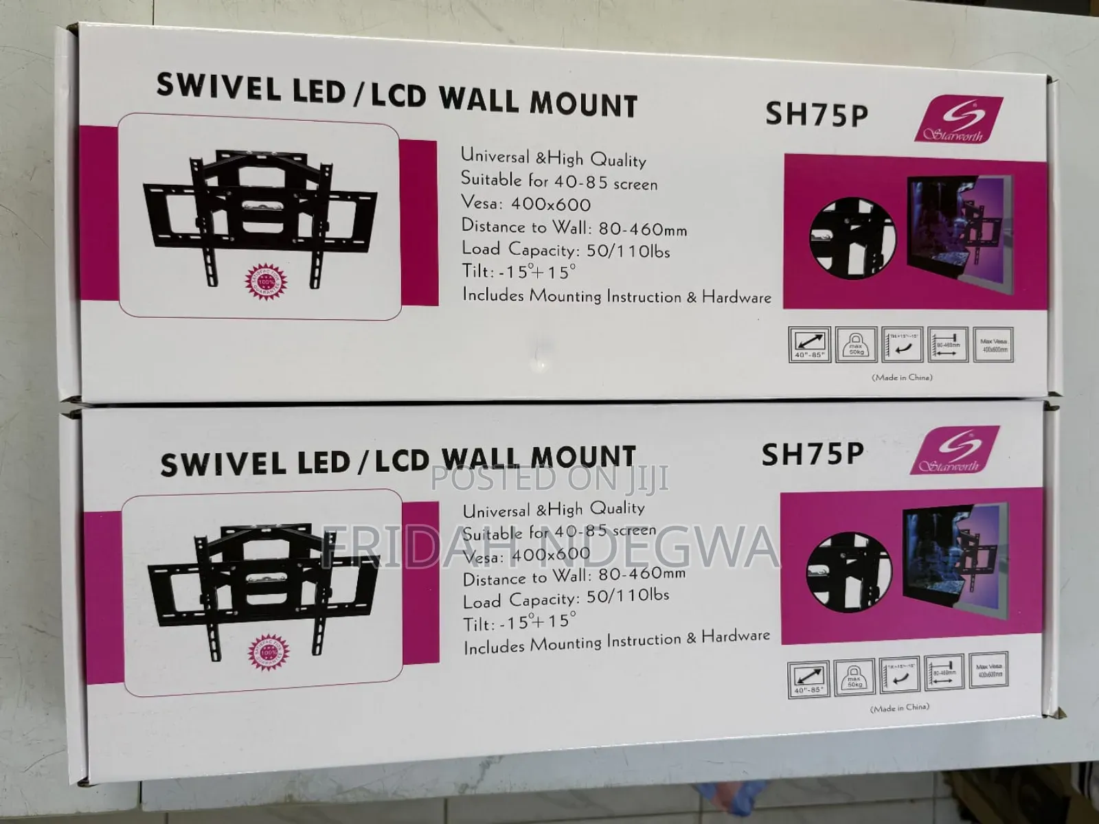 *Swivel Wall Mount Sh-75p* 
 *40"-85"