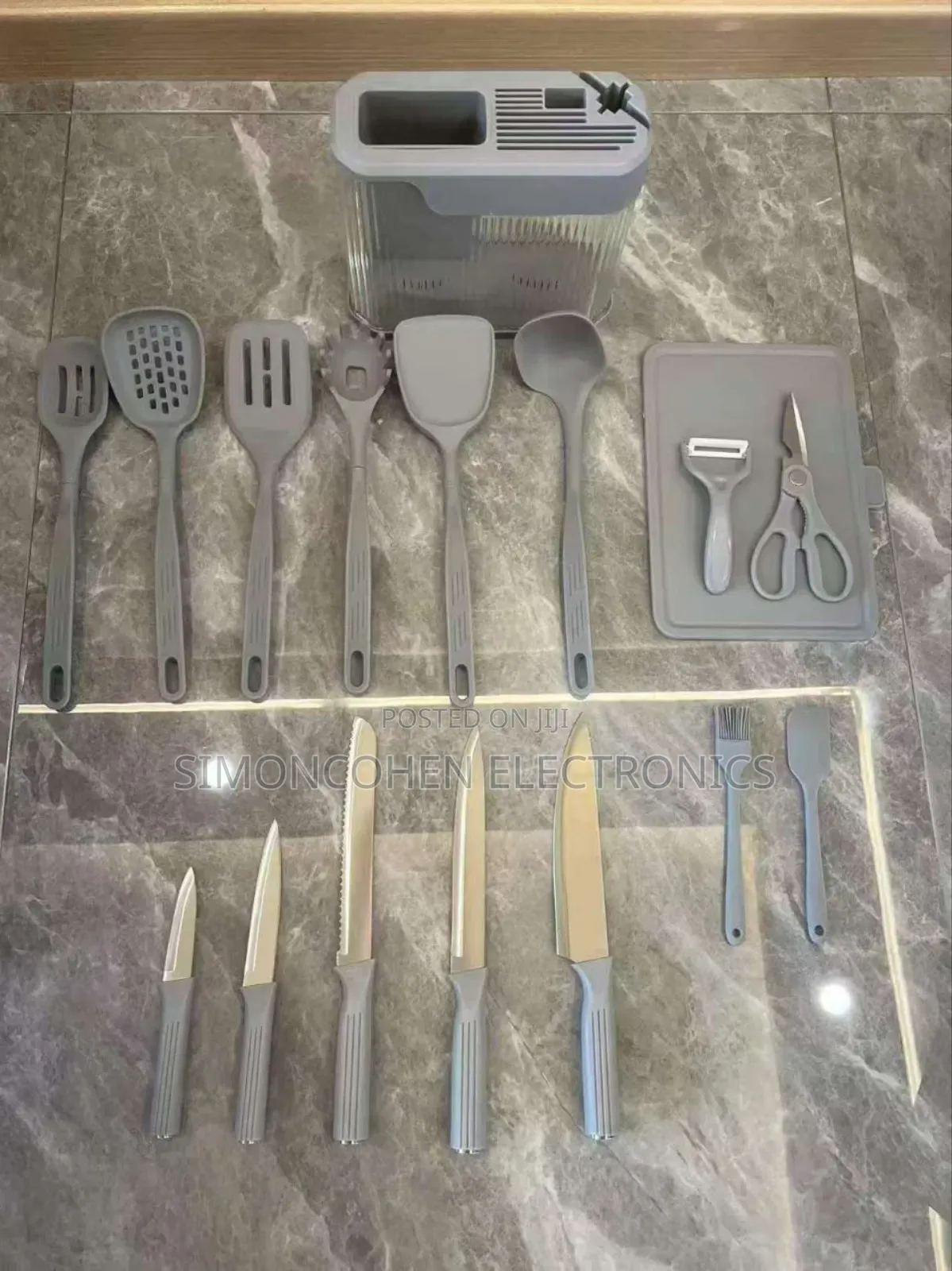 High Quality 17pcs Silicon Spoon Set