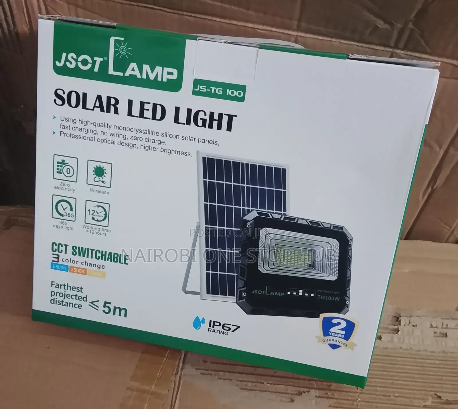 Jsot JSK 100w Solar Floodlight