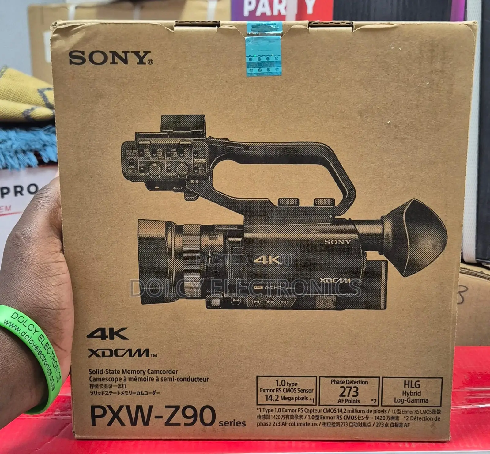 Sony Pxw-z90t 4k Hdr Xdcam With Fast Hybrid Af