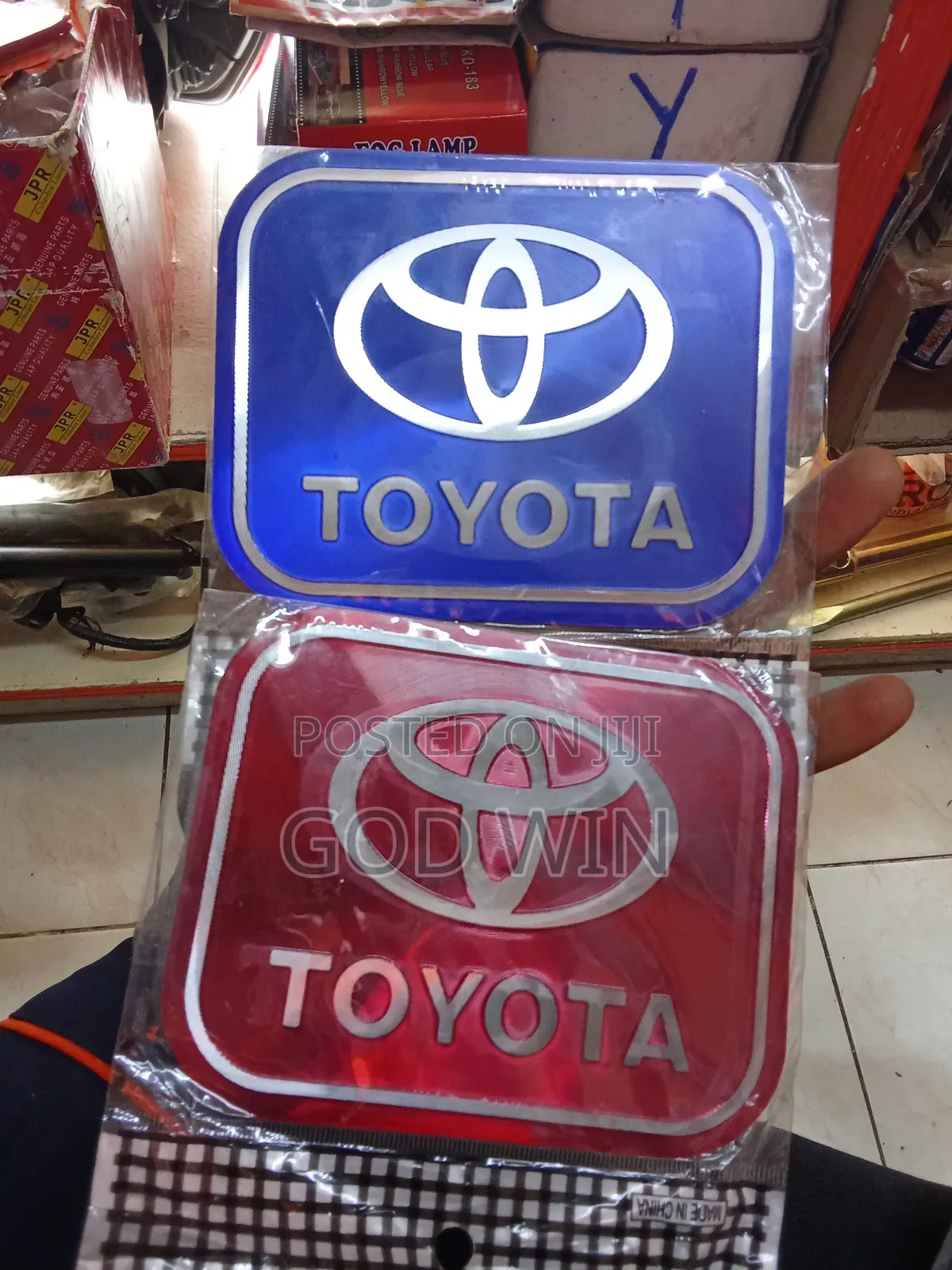 Chrome Stickers Tanks Toyota