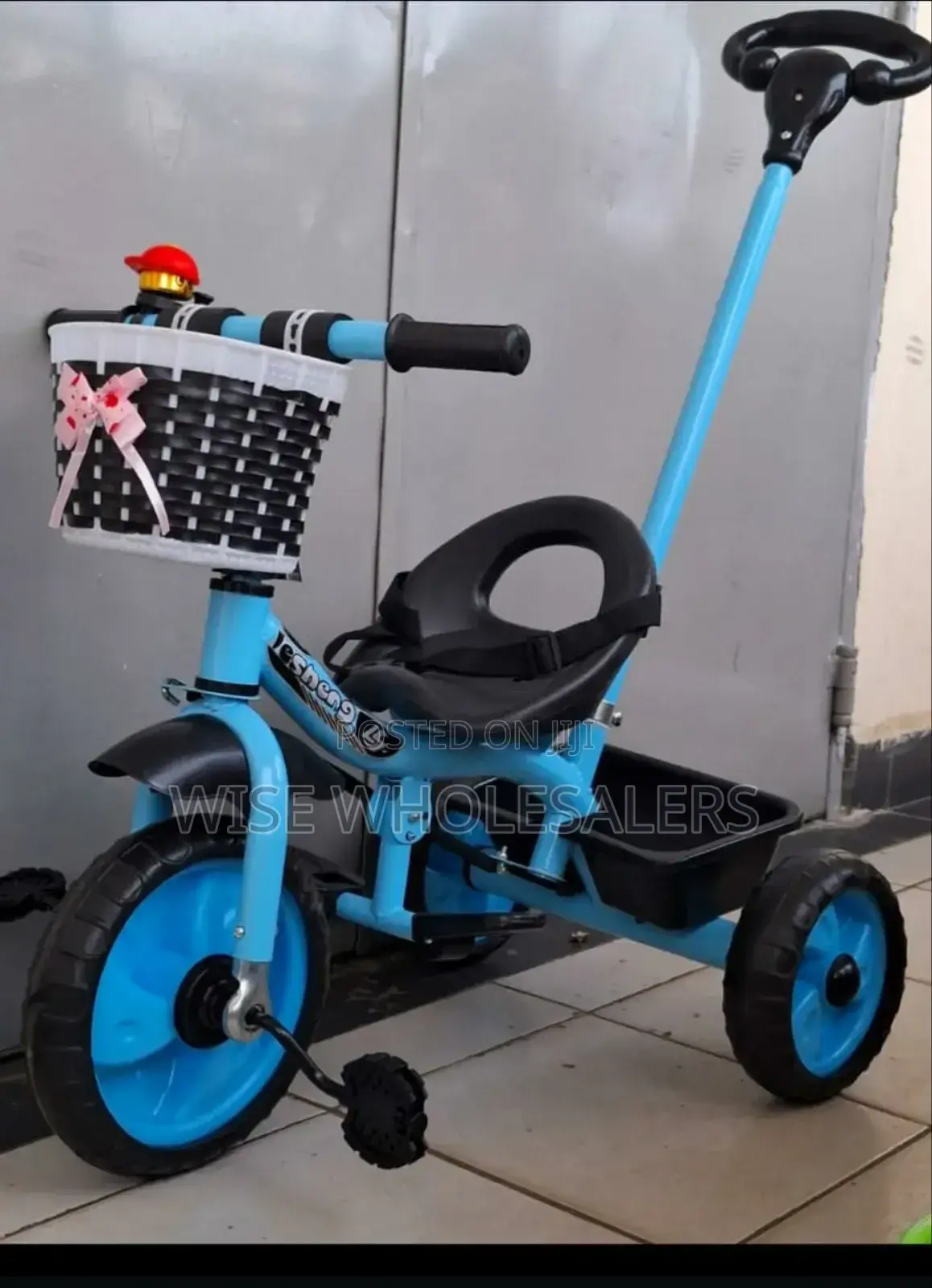Push Tricycle With Detachable Handle