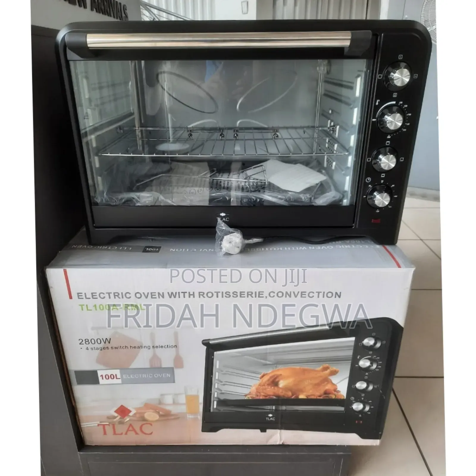 100 Litres Tlac Electric Oven With Rotisserie