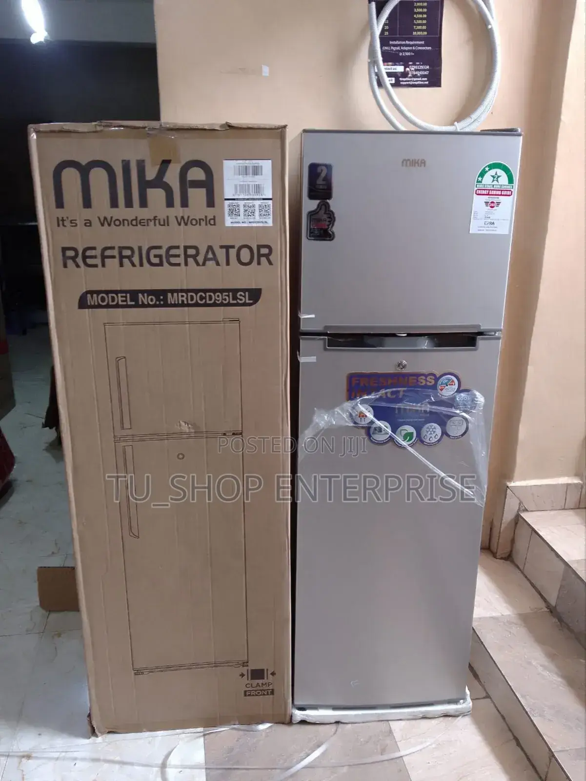 Refrigerator! Mika 168 Litres Double Door