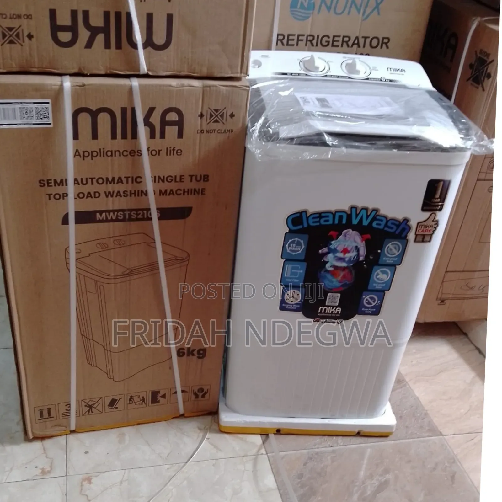 Mika Semi Automatic 6kg Top Load Washing Machine