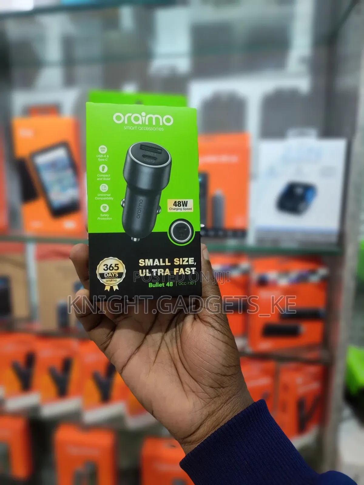 Oraimo Type C Car Charger!