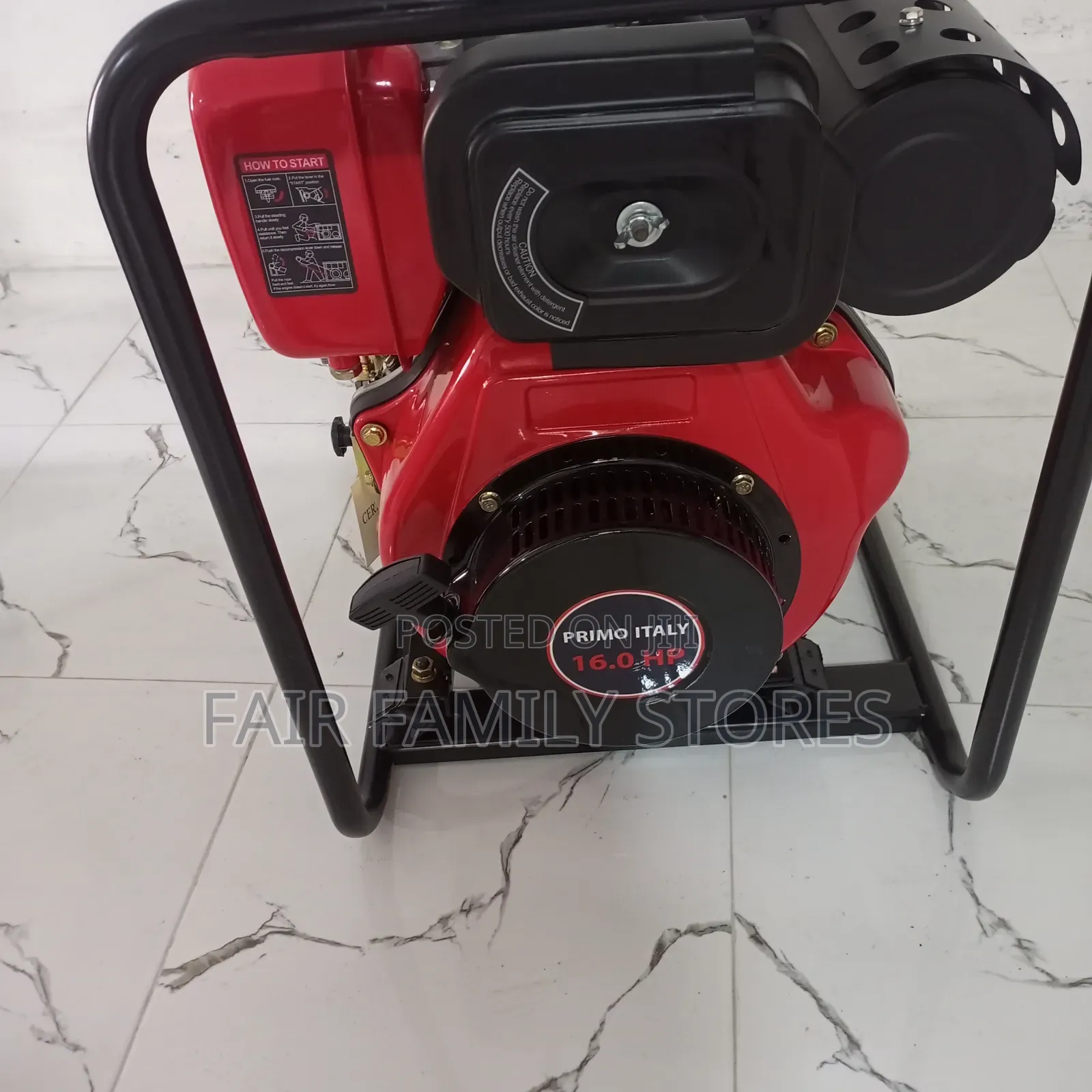 Primo Italy Diesel High Pressure Pump – 3” With 16hp Engine