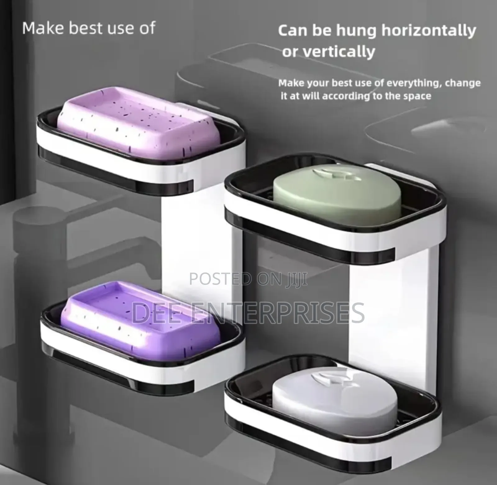 Double-Layer Wall-Mounted Soap Dish