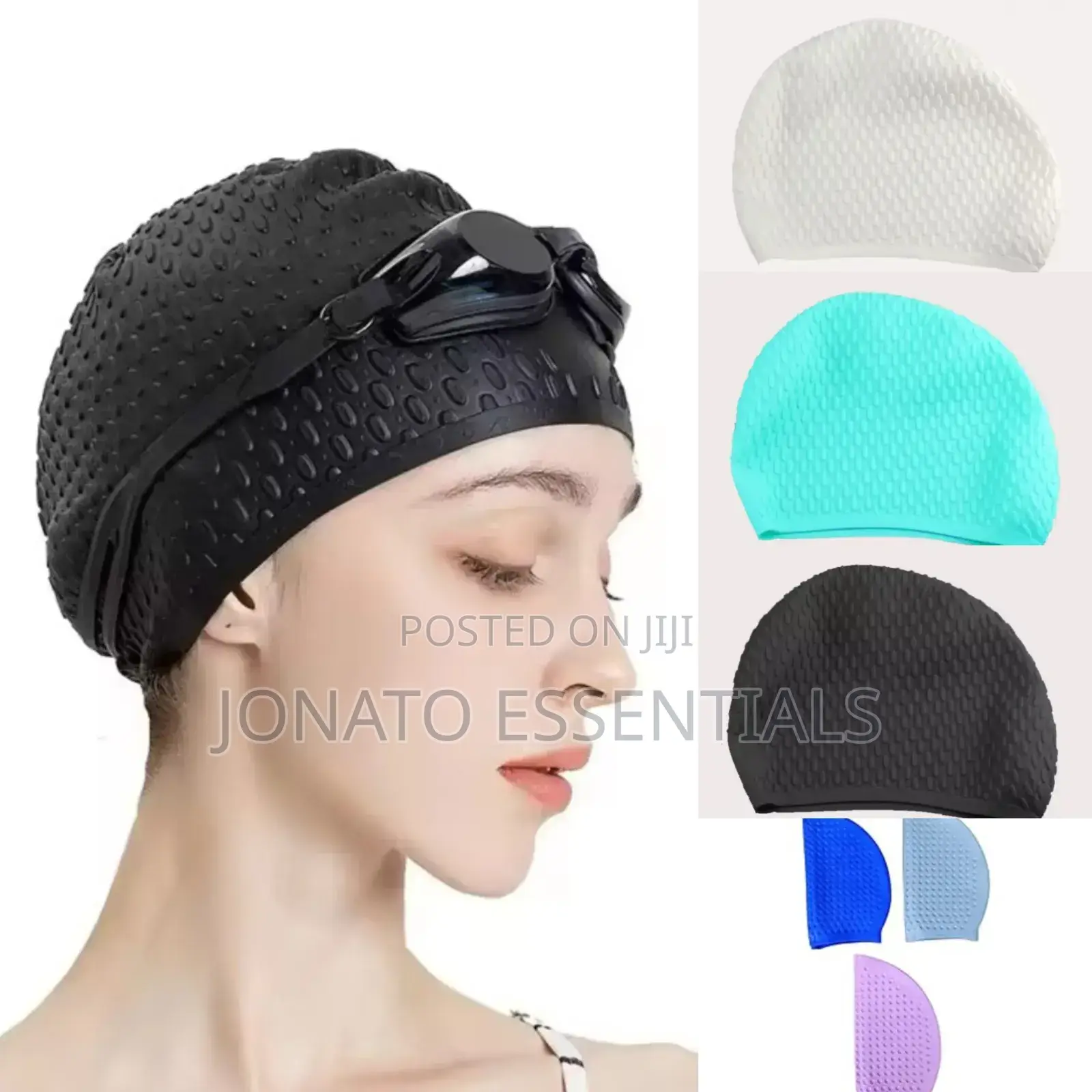 Durable Silicone Swimming Caps for Adults