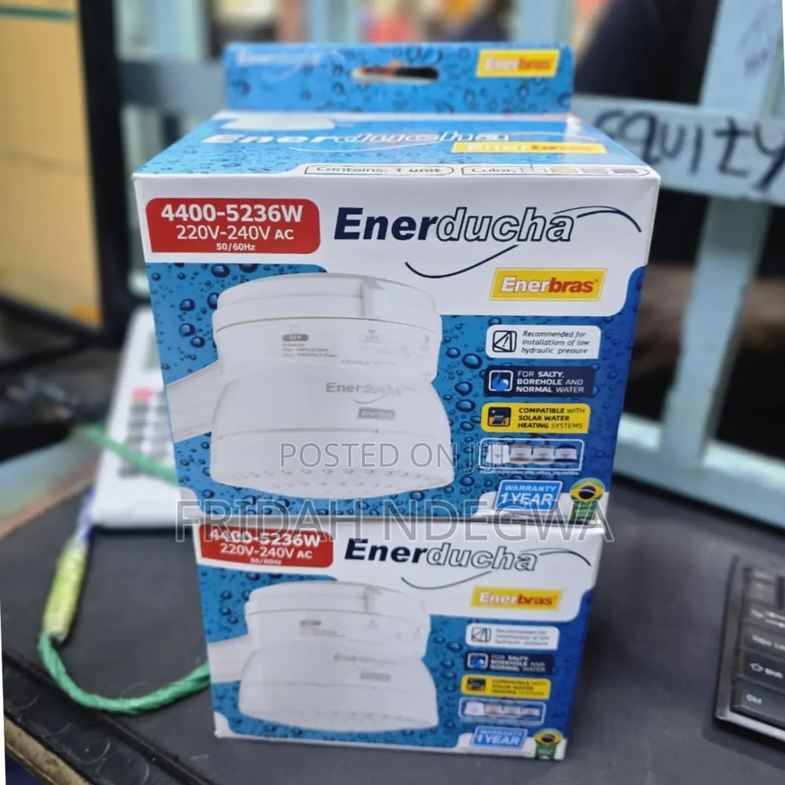 3t Enerducha Enerbras Shower Head