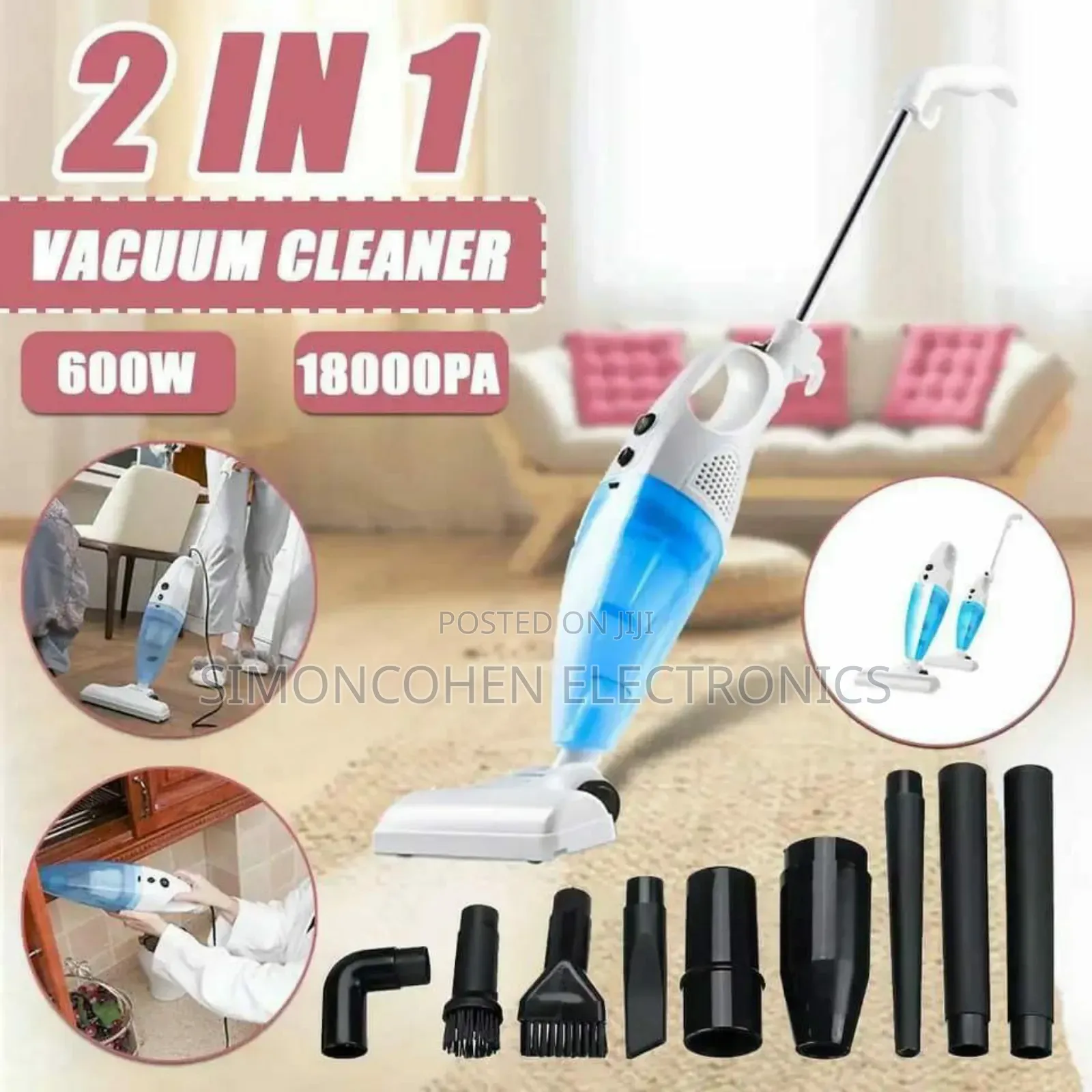 600w Multifunctional 2in1 Dry Wet Vacuum Cleaner