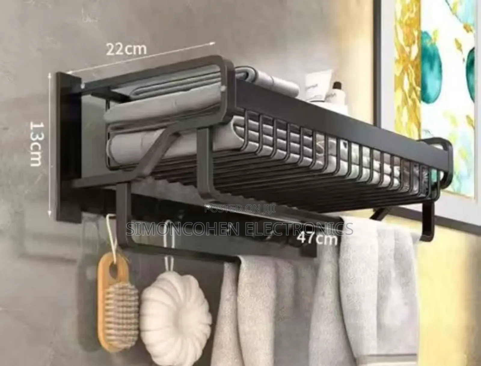 Wall Mounted Bathroom Towel Rack