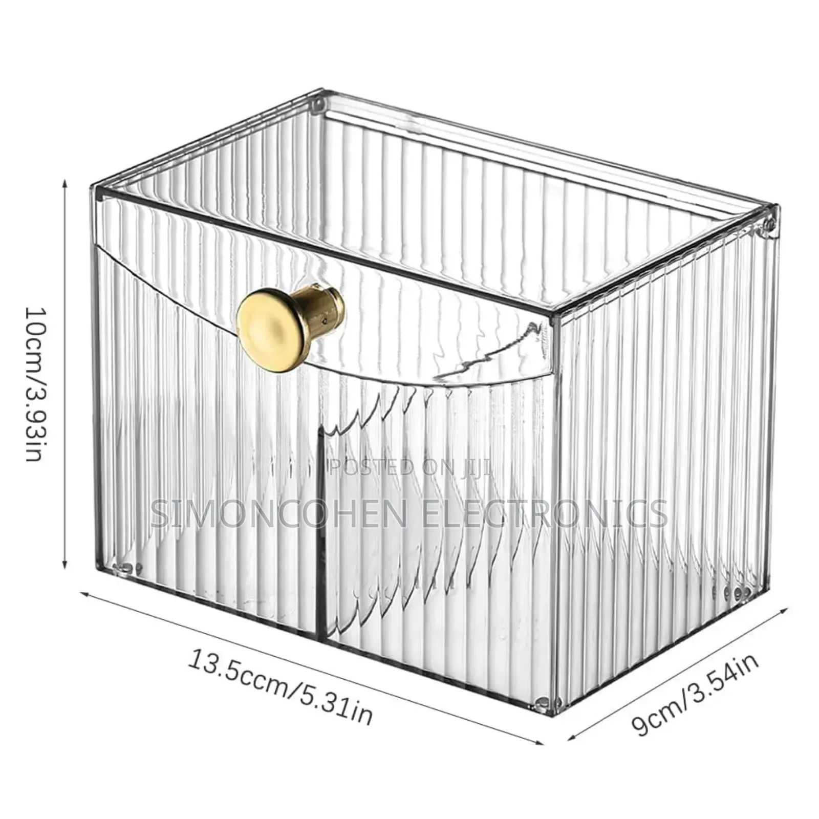 2 Compartment Acrylic Storage Box