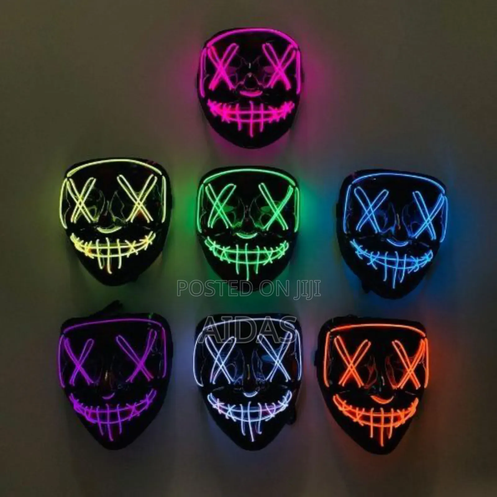Led Light Up Purge Mask – Halloween Party Costume