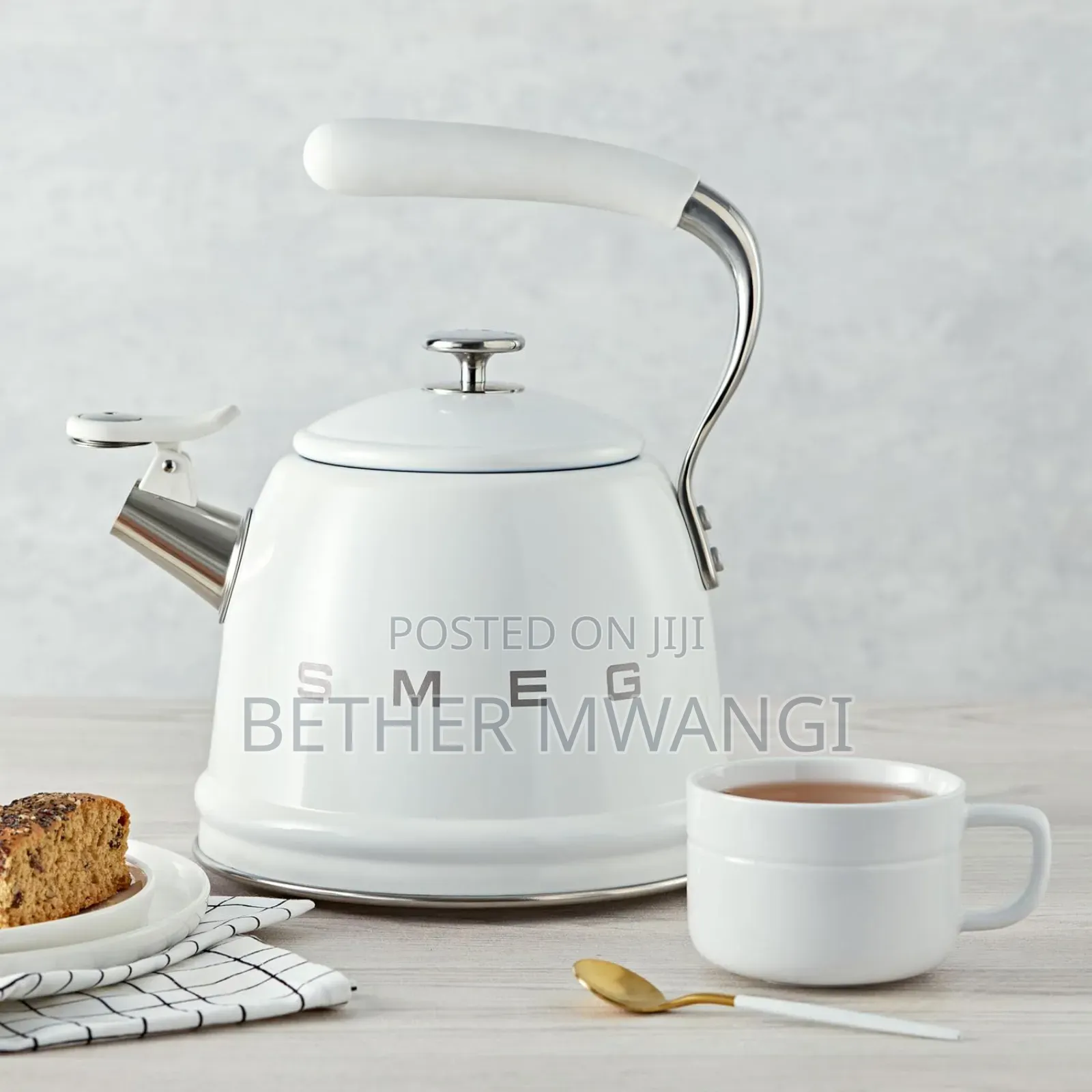 Smeg Retro Stovetop Whistling Kettle in Kenya