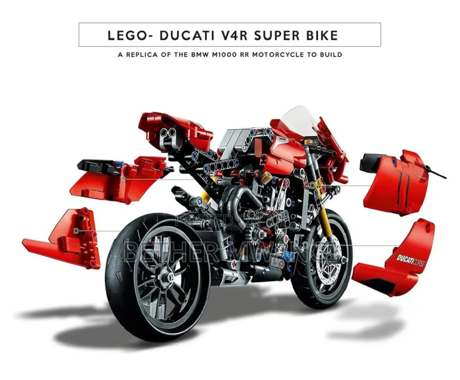 Lego- Ducati V4r Superbike in Kenya