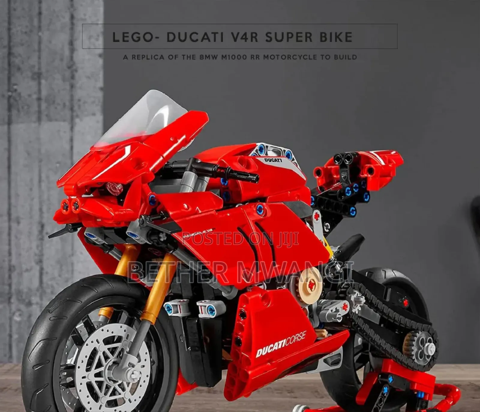 Lego- Ducati V4r Superbike in Kenya