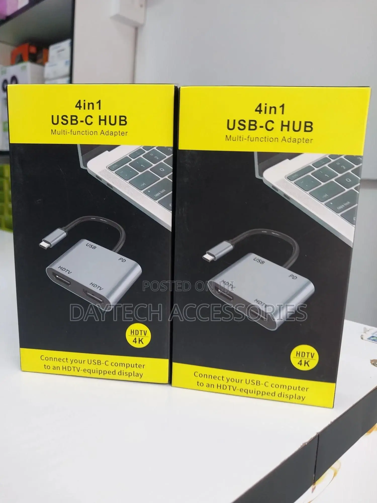 Usb C to Dual Hdmi Converter Adapter With Usb 3.0 Type C Charging Port