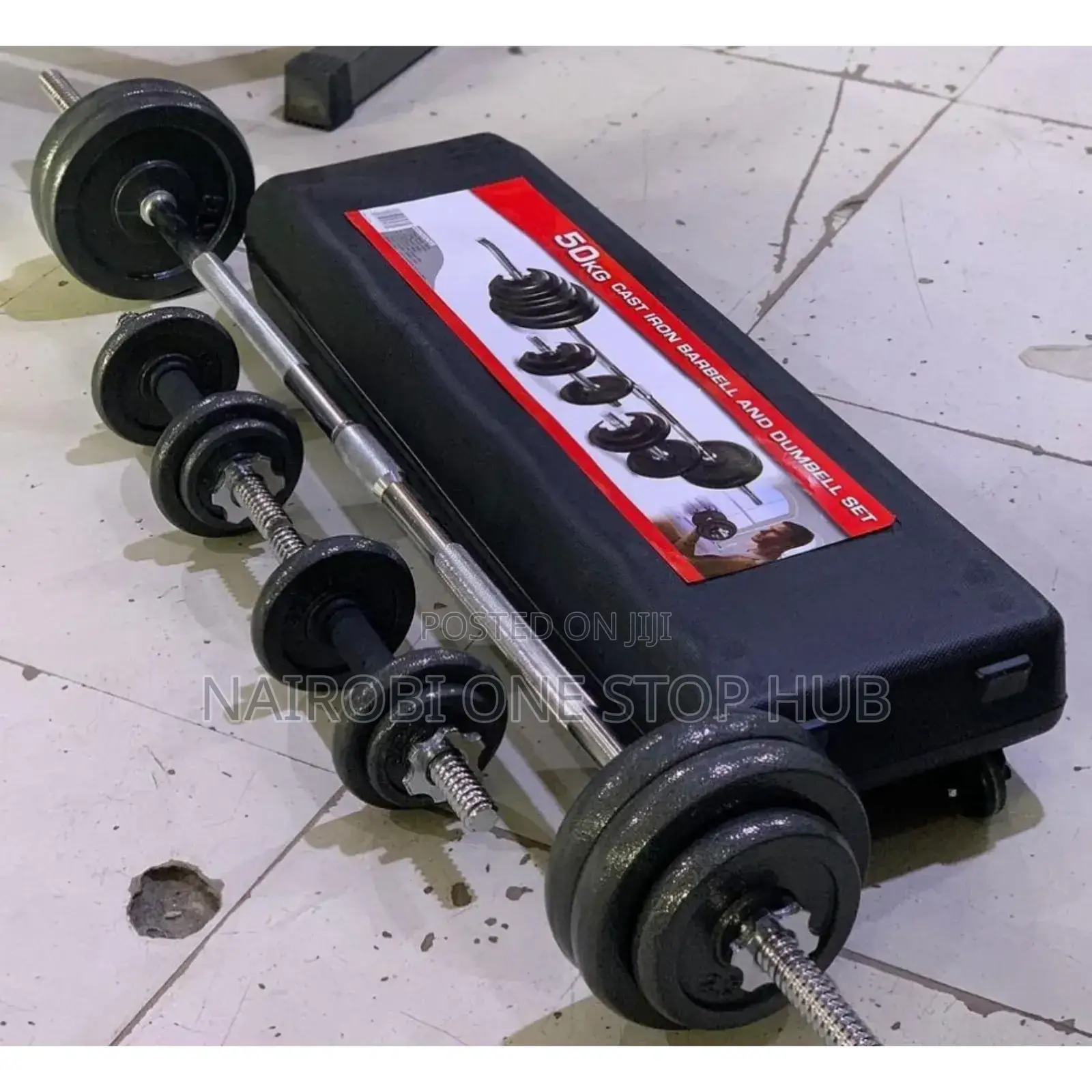 York 50kg Dumbell Set