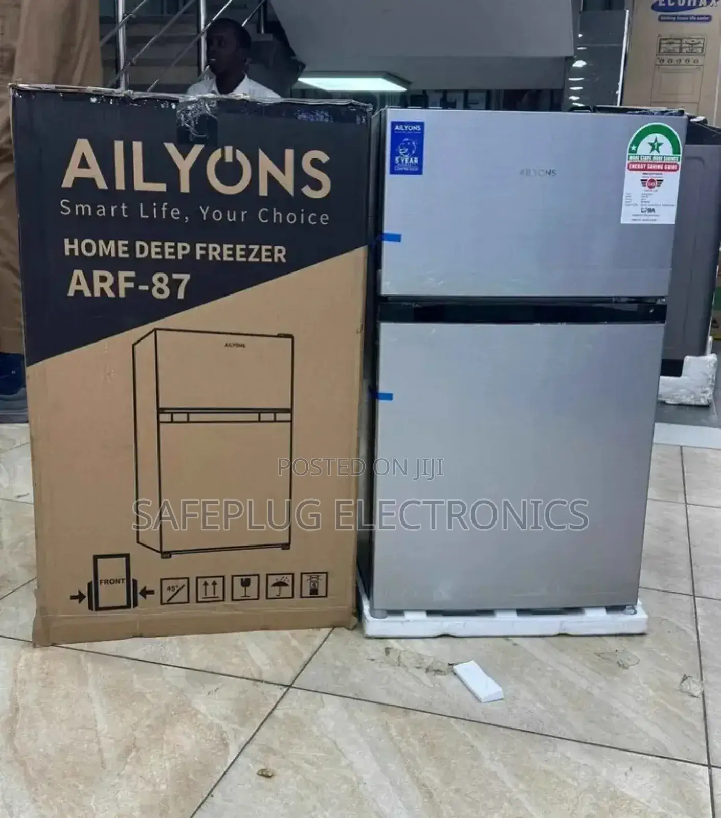 Ailyons 86ltrs Fridge Double Door Refrigerator