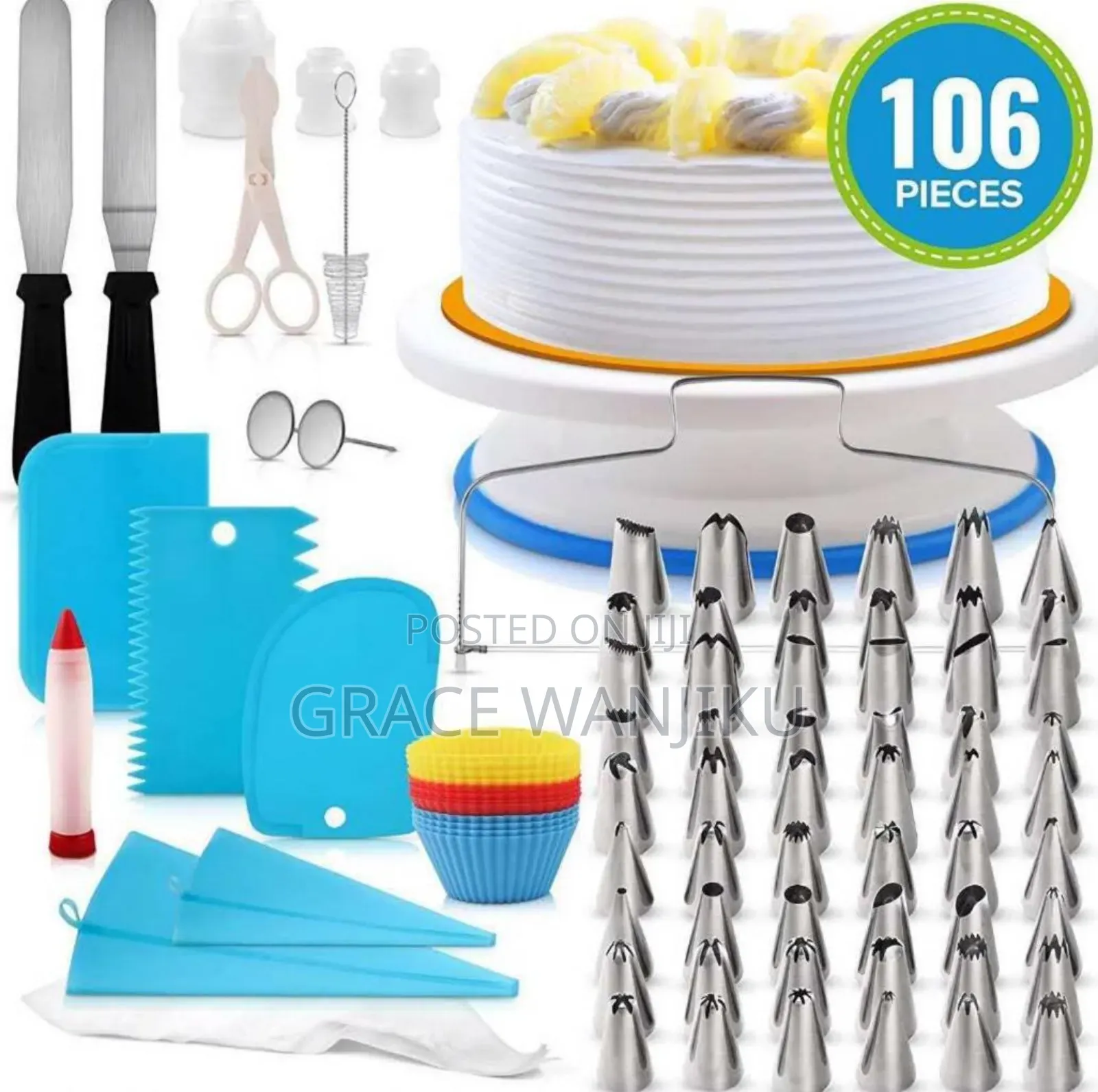 *106 Piece Cake Decorating Set