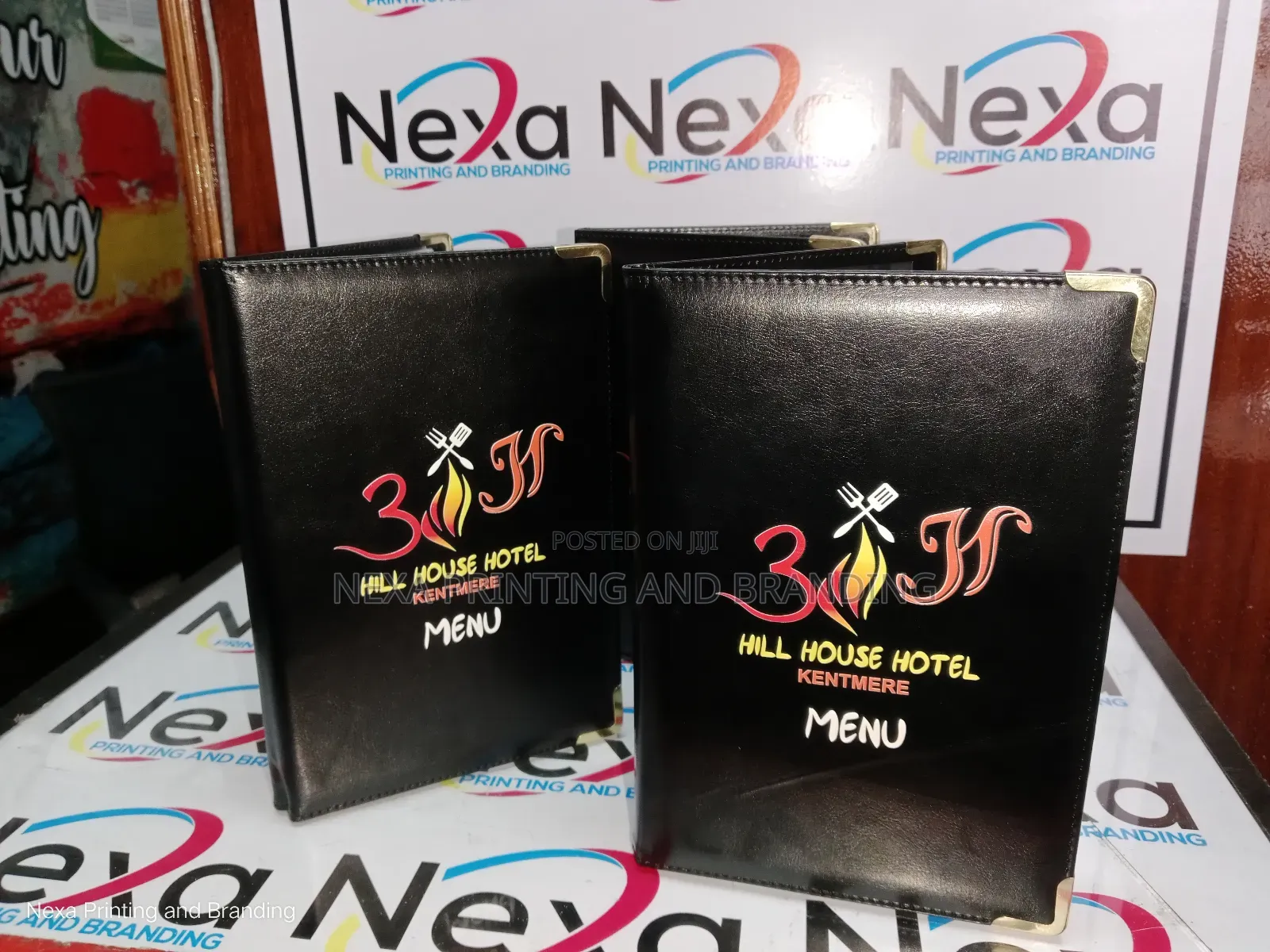 Branded A5 Size Menu Holders