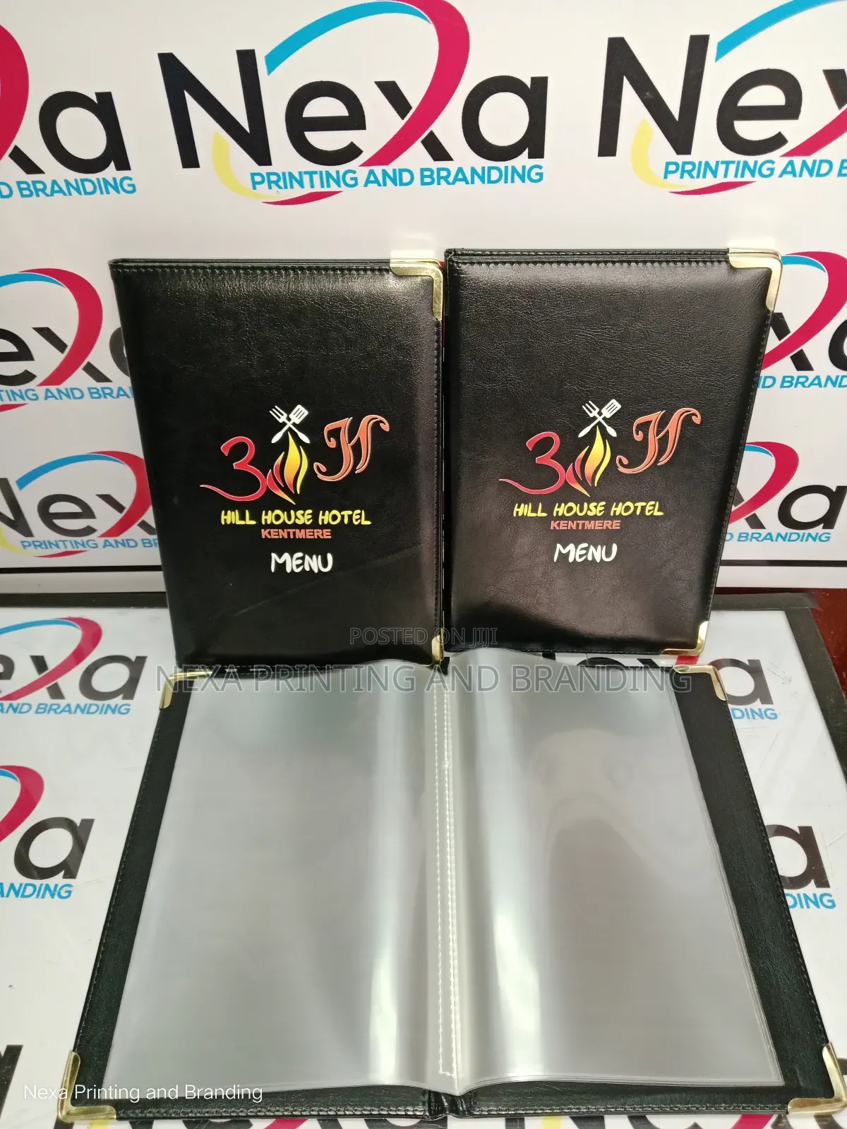 Branded A5 Size Menu Holders