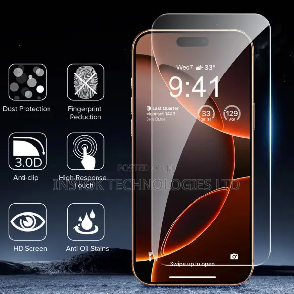 T Tersely Screen Protector for iPhone 17/17 Pro/17 Pro Max - 4 Packp