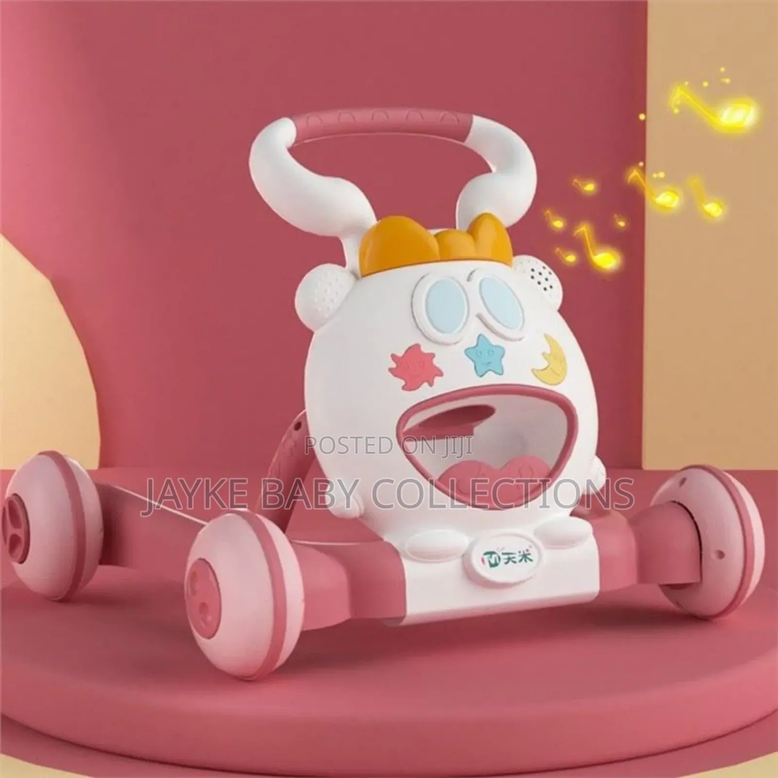 Dual Mode Baby Walker With Music Lights