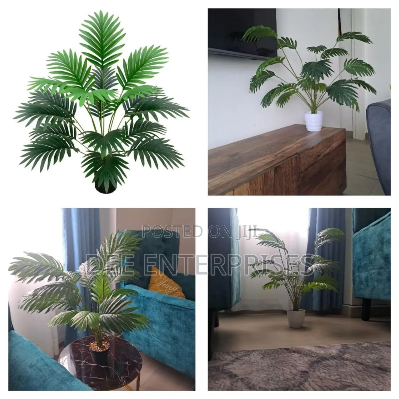 Artifiacial Palm Plant With Pot