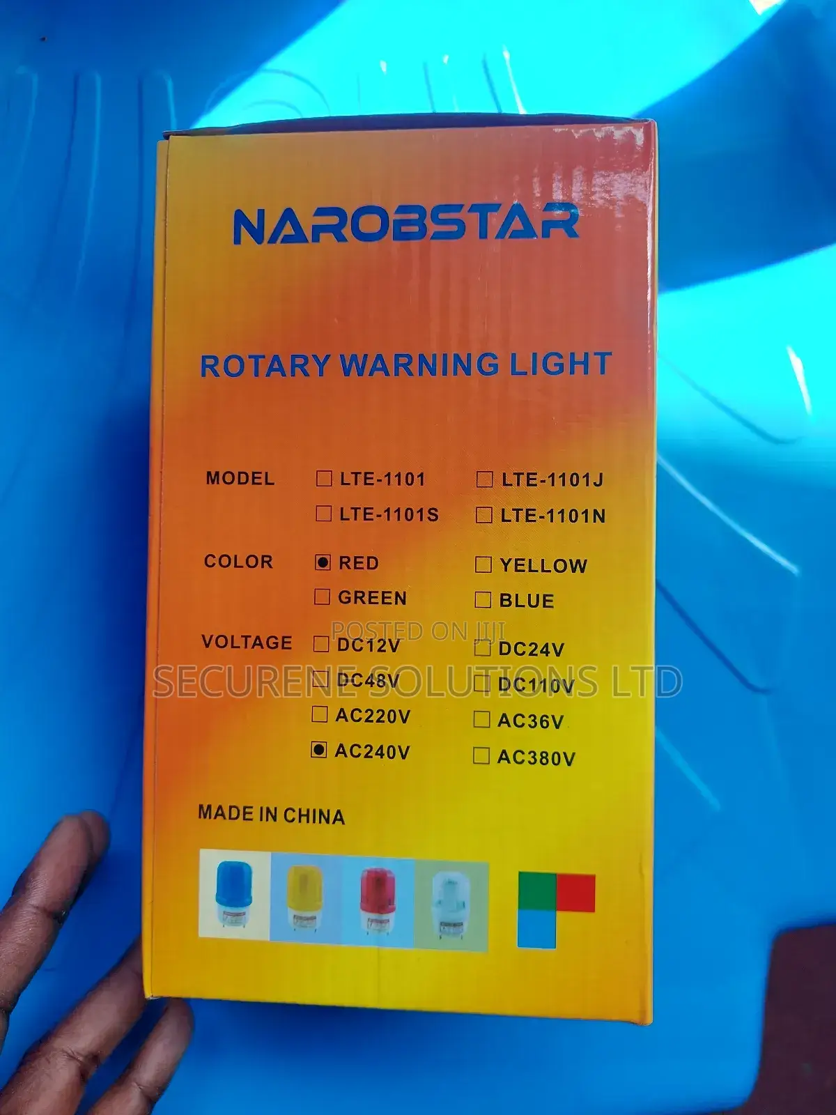 Dc Rotating Flashing Safety Strobe Warning Signal Light