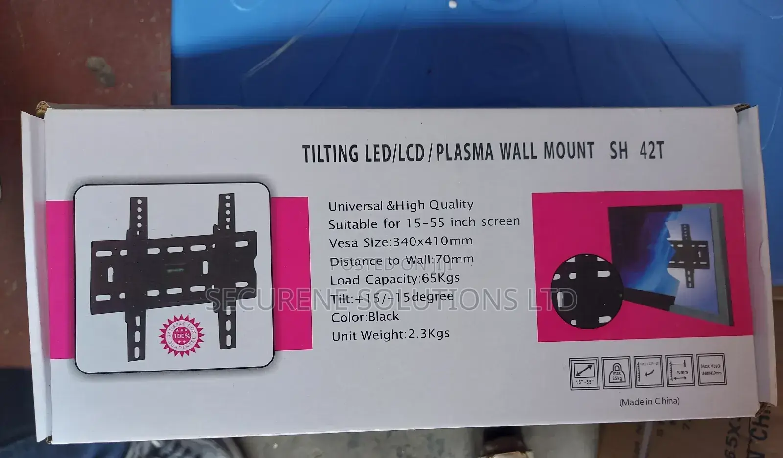 Led/LCD/Plasma Wall Mount Sh 42t.