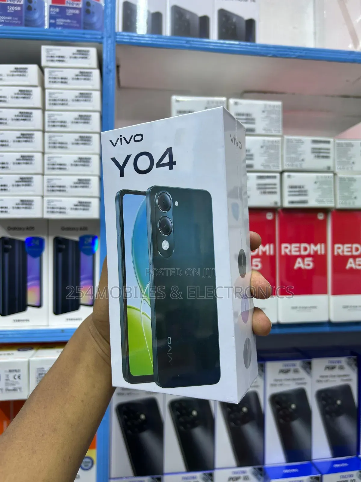 New Vivo Y04 64 GB Black
