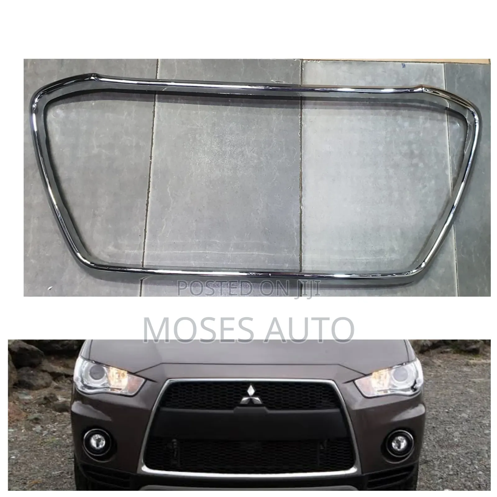 Mitsubishi Outlander 2009-2013 Grill Chrome Moulding