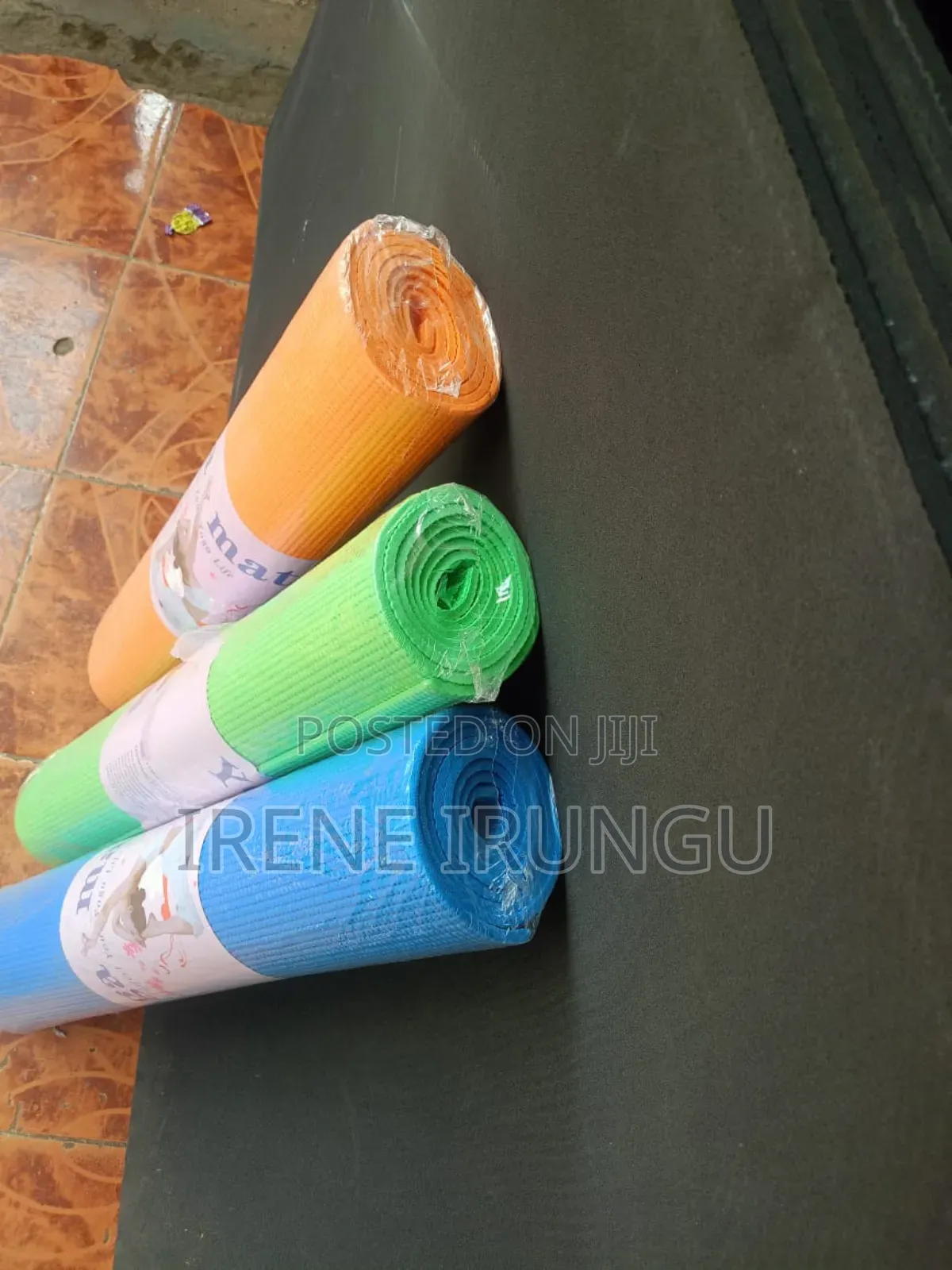 Coloured Exercise Mat
