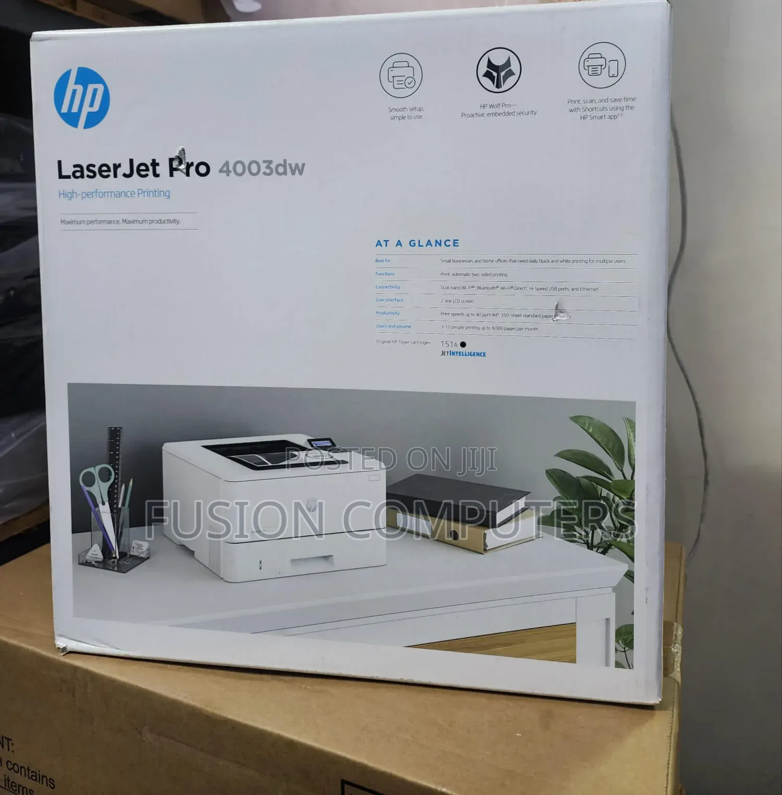 Hp Laserjet Pro 4003dw – High-Speed, Wireless, Duplex Printing