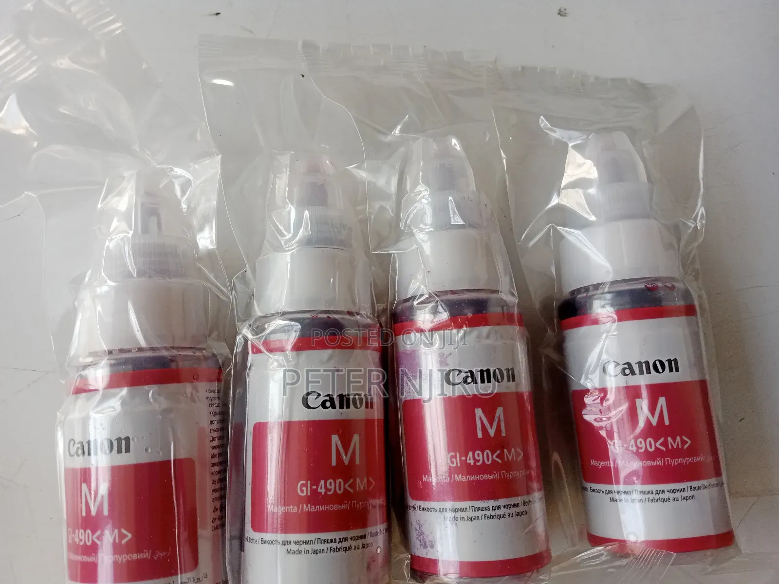 Canon Pixma 490 Inks Magenta Available