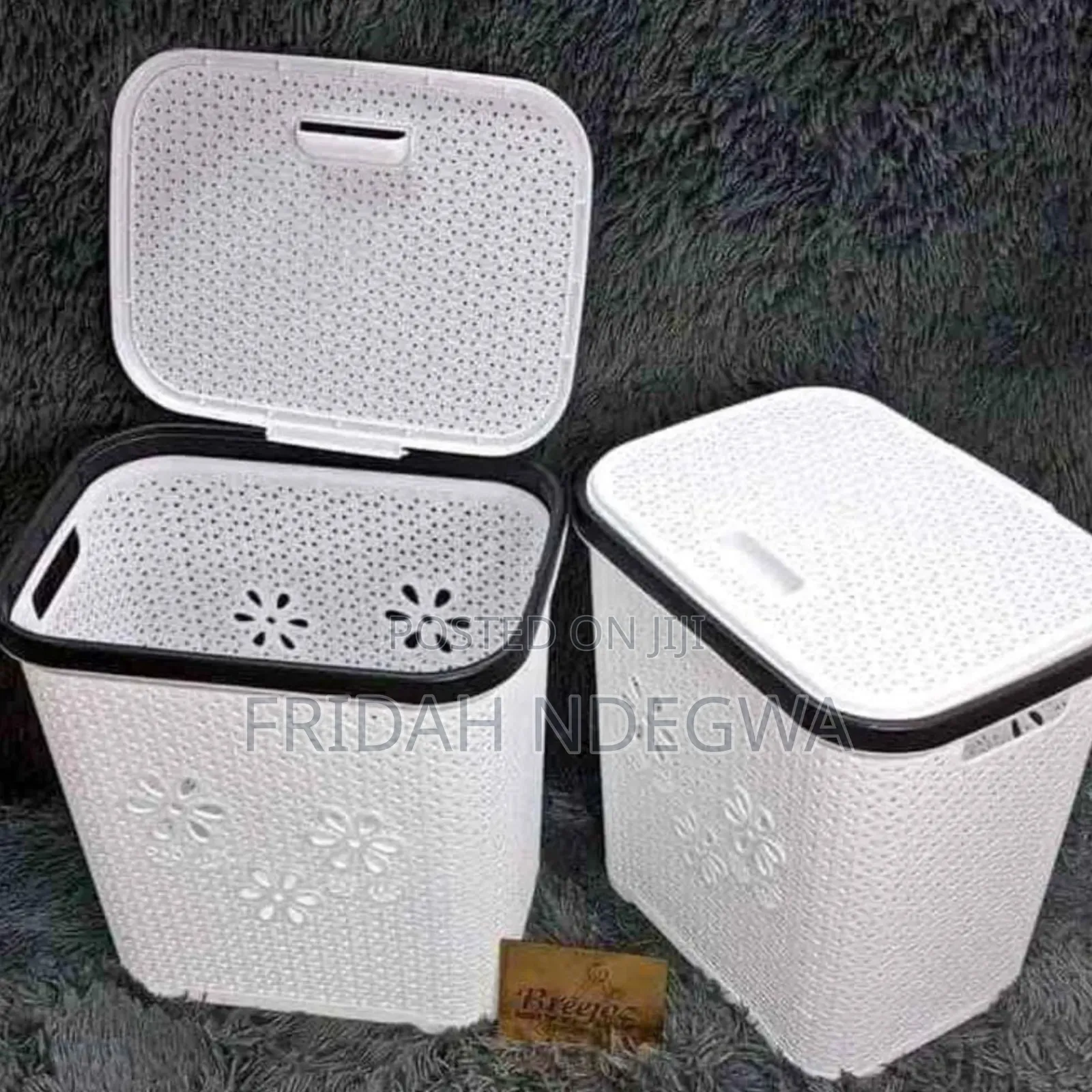 Laundry Basket With a Lid