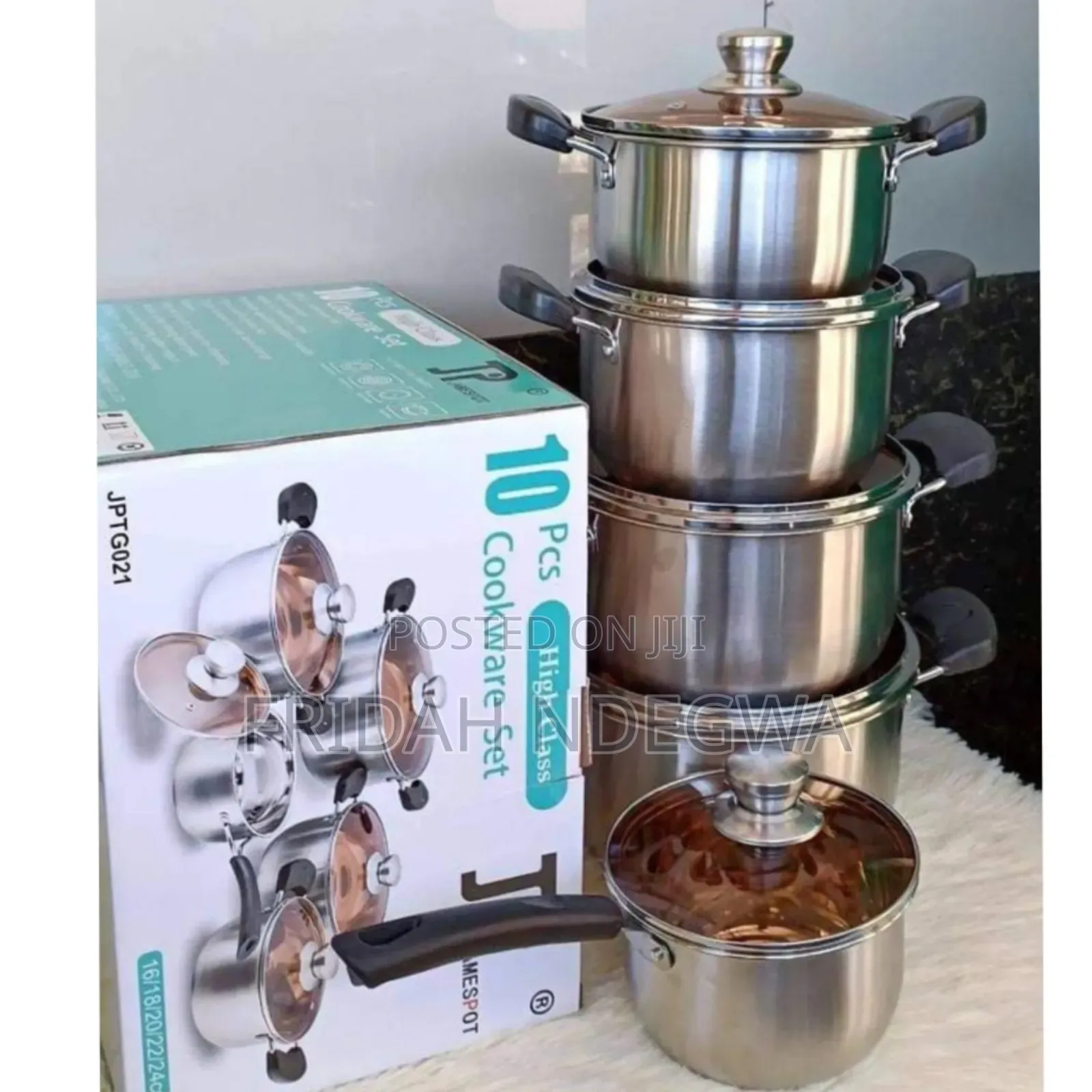Jp 10 PCS Aluminium Cookware Set