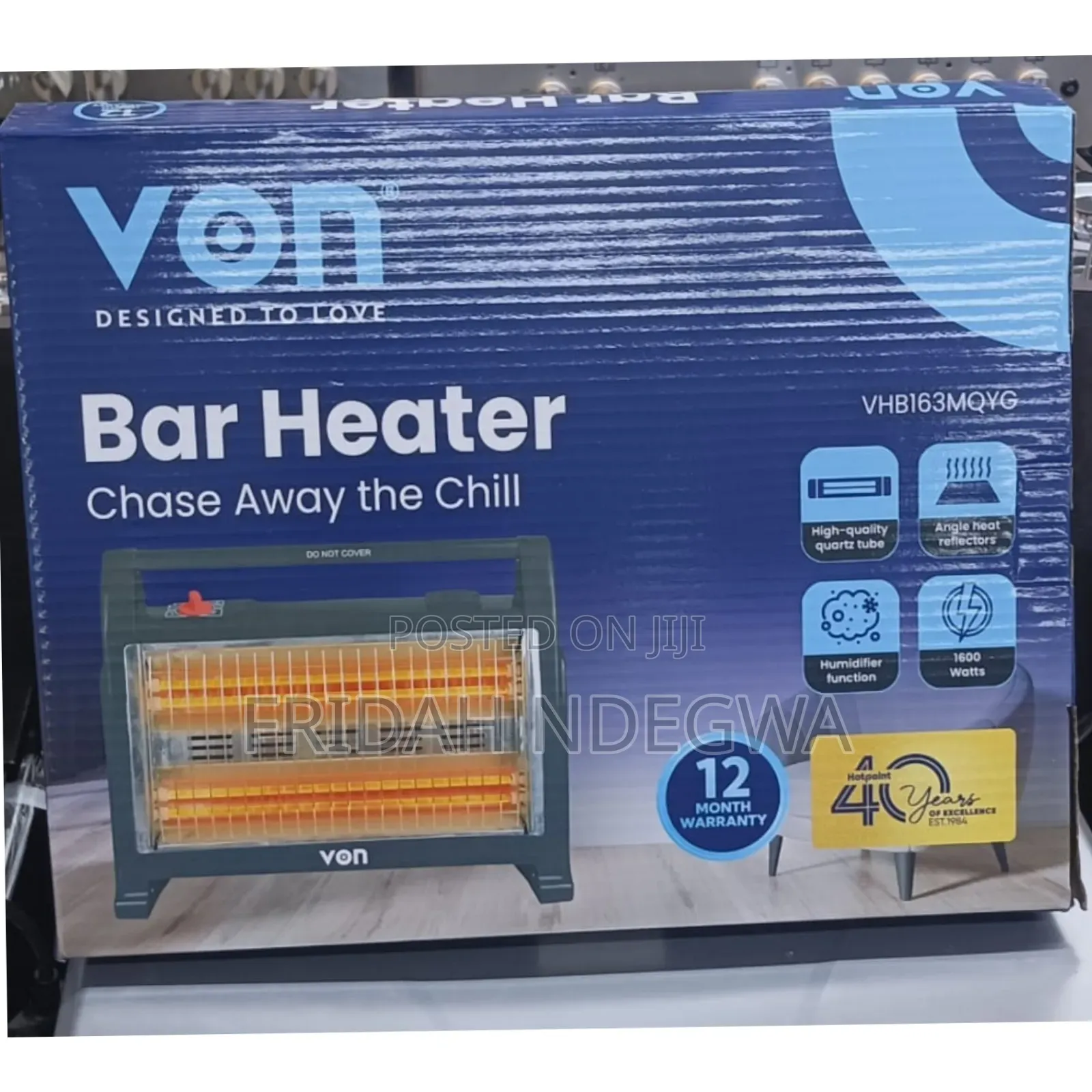 Von Quartz Room Heater With Humidifier*