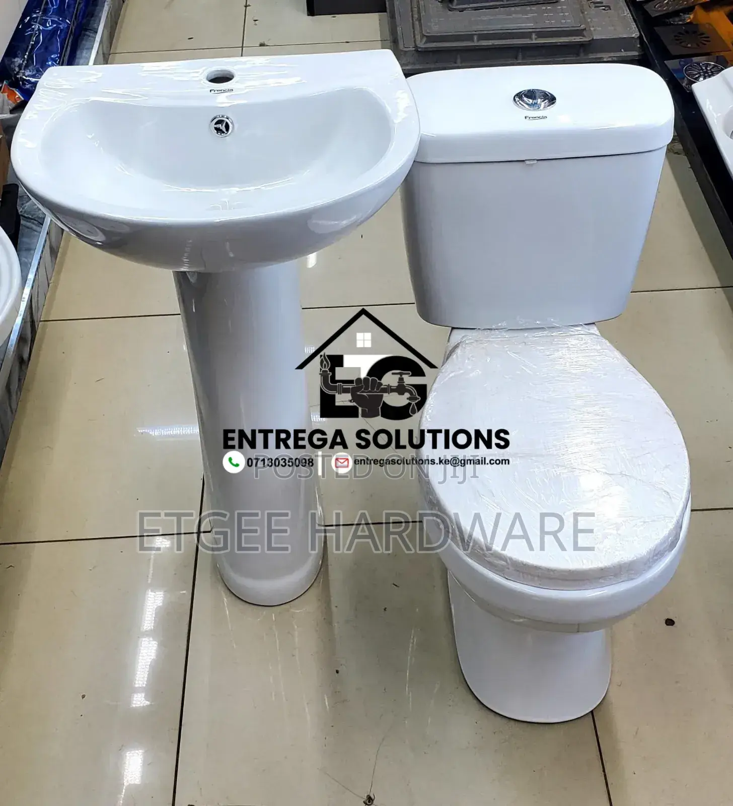 Toilet Set Ceramic With Handwash Basin 006