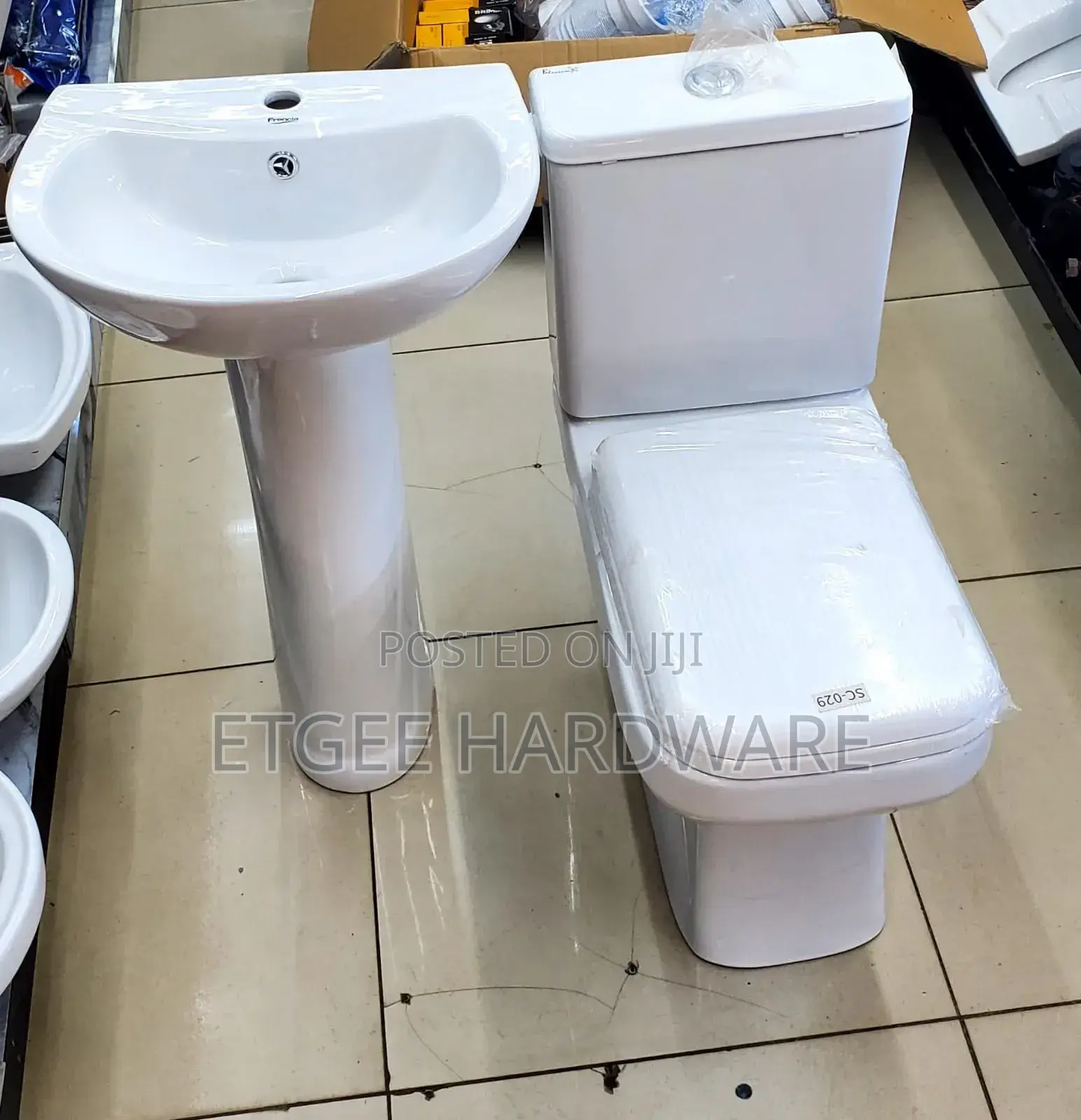 Toilet Set Complete With Basin Pedestal 029 Frencia