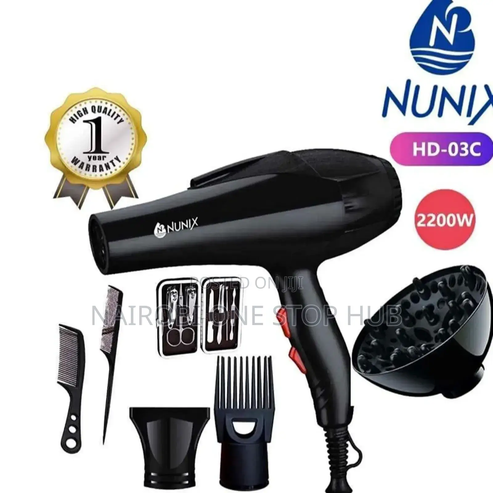 Nunix Hd-03c Hair Dryer