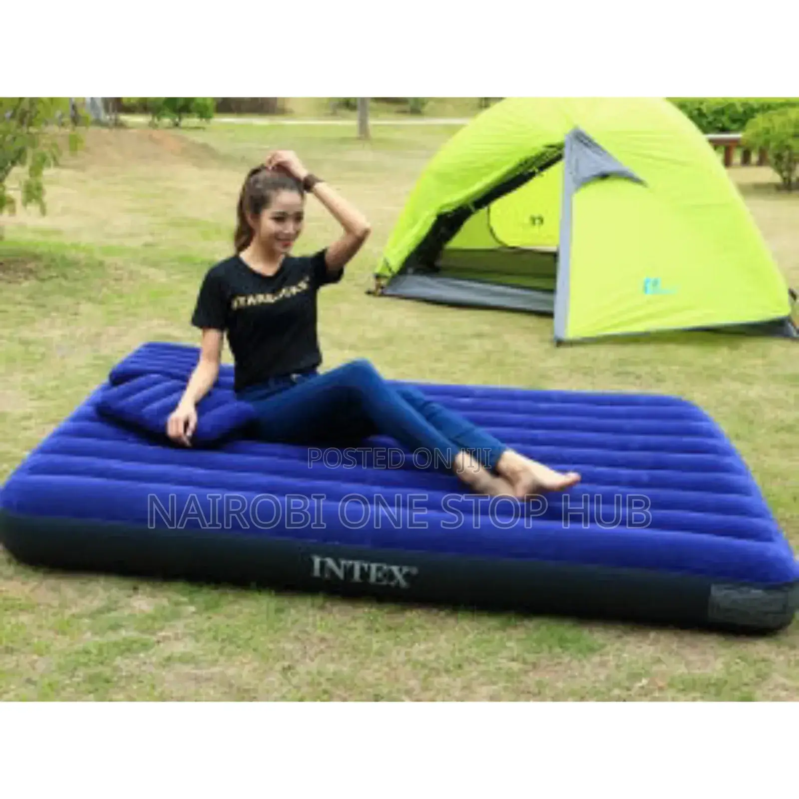 Intex Inflatable Mattress 4 by 6 With Electric Pump