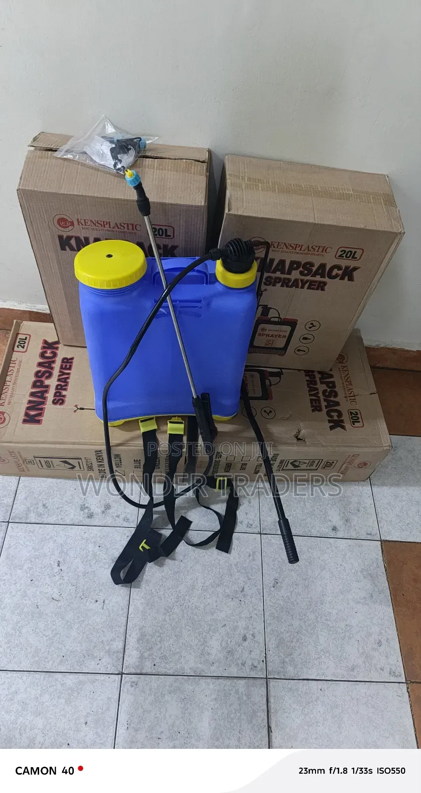 Ken Plastic Knapsack Sprayer 20 Litre