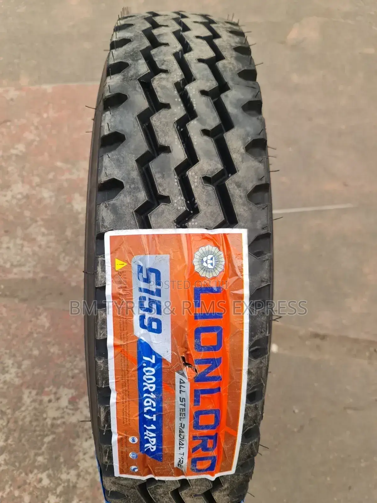 700 R16 Lionlord Tyres (Allposition) Commercial.