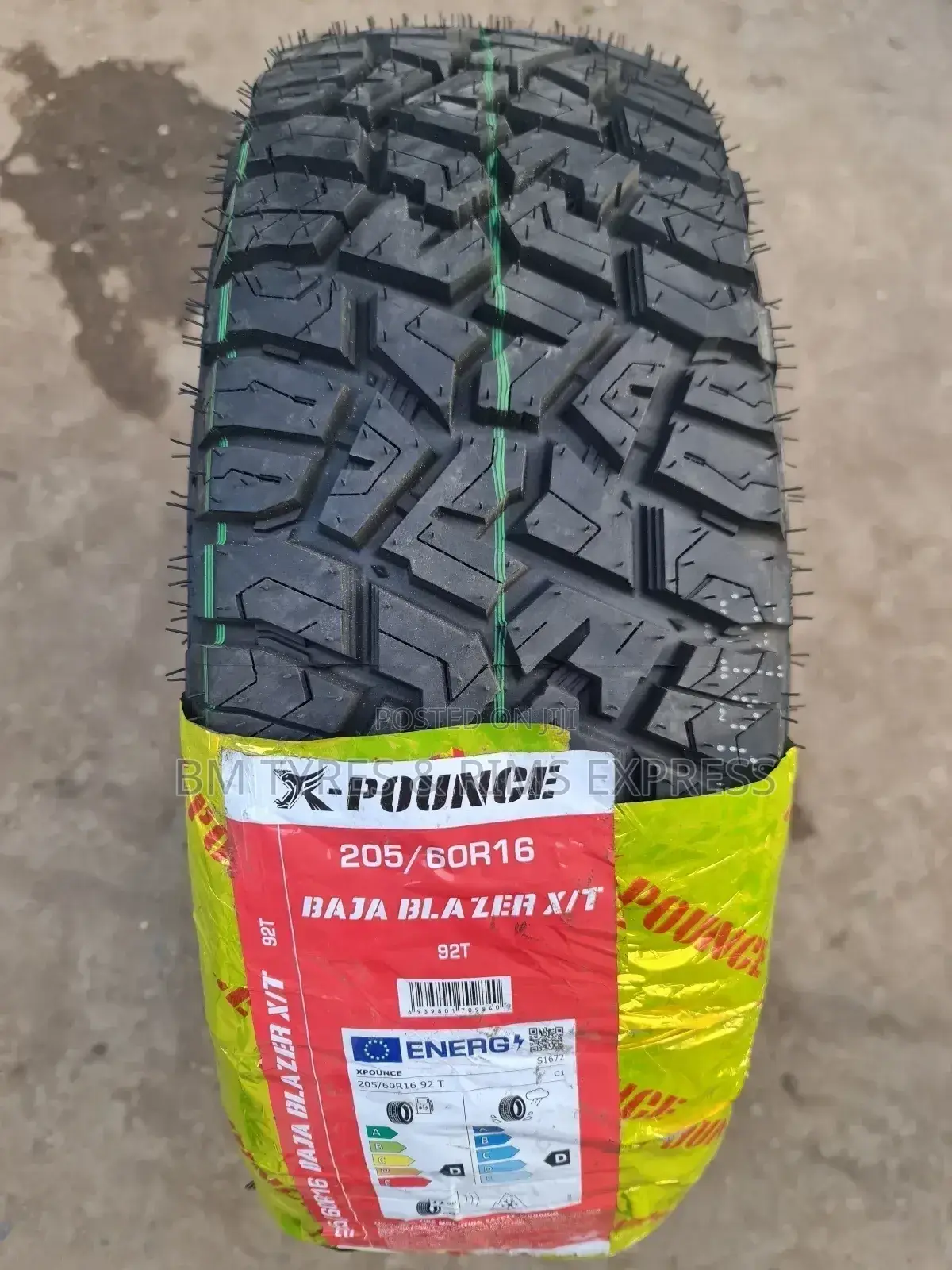 205 /60 R16 X-Pounce Tyres (All Terrrain)