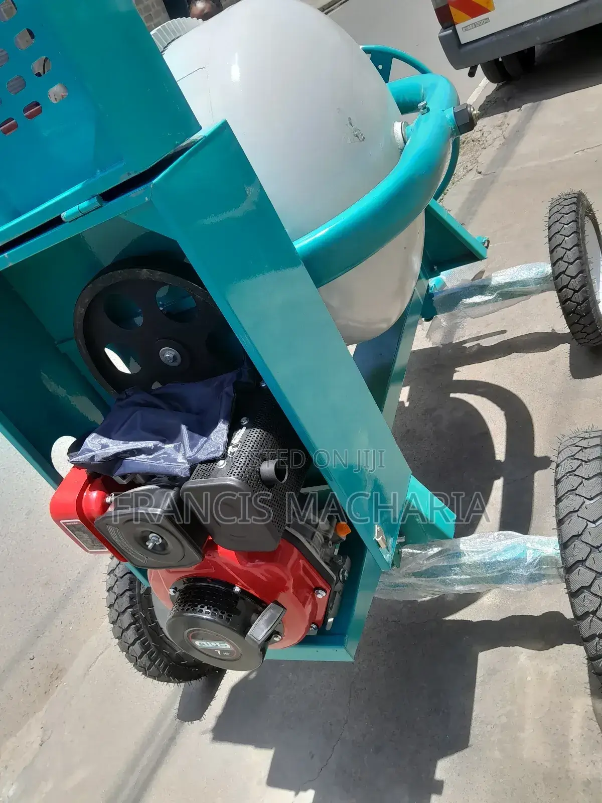 7hp Engine Powered Concrete Mixer